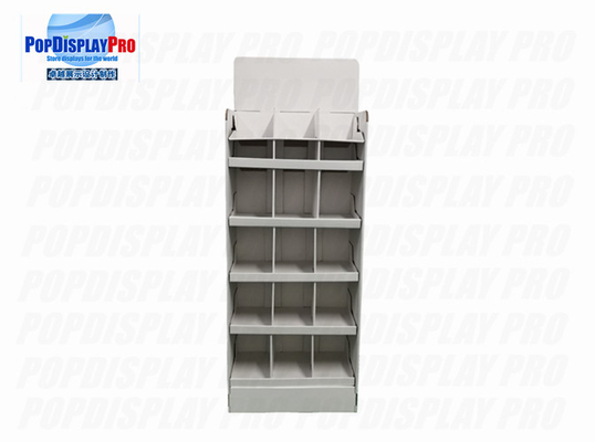 Sweat Candy Cardboard Shelving Displays Visual Promotional With Insert