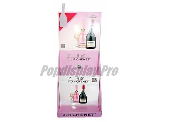 Stylish Retail Custom Cardboard Counter Displays 1 Tier Environmental Friendly