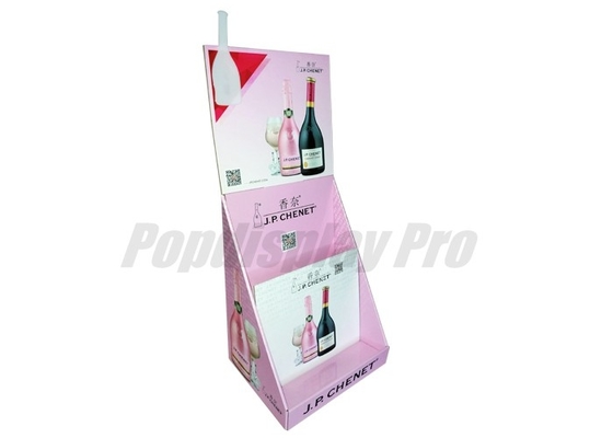 Stylish Retail Custom Cardboard Counter Displays 1 Tier Environmental Friendly